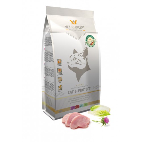 Kačių maistas kepenų nepakankamumui Vet-Concept Cat L-Protect 1,5kg