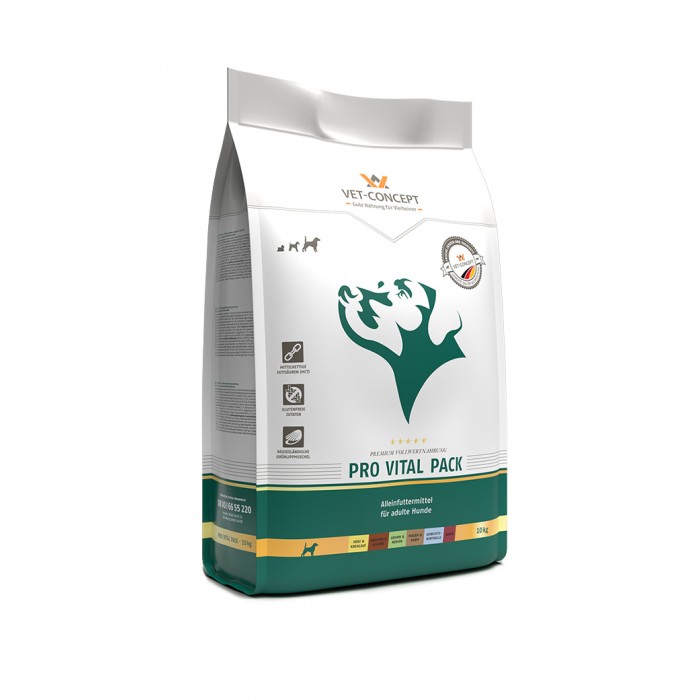Šunų maistas ypatingoms būklėms Vet-Concept Pro Vital Pack 3kg Šunų maistas ypatingoms būklėms Vet-Concept Pro Vital Pack 3kg