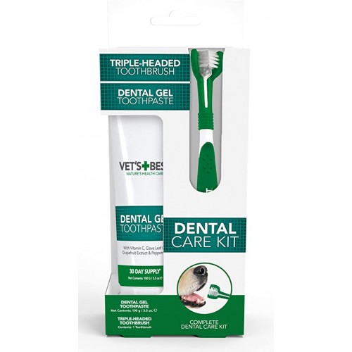 Dantų priežiūros rinkinys Vet’s Best  Dental Care Kit