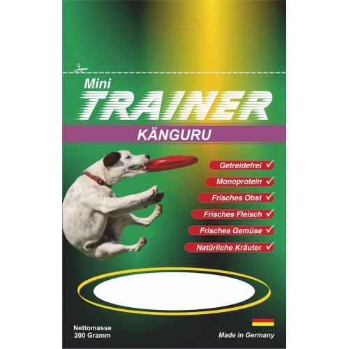 Skanėstas šunims kengūriena Mini Trainer Kanguru 200g